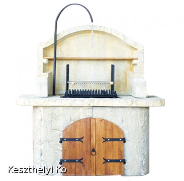 kertisütö,kerti grill,kőgrill,bográcsoló